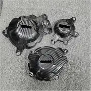 Engine Timing Part Covers Motorcycle Engine Engine Protective Cover Engine Side Cover Anti-Fall Cover for Honda CBR1000RR 2017 2018 2019 Engine Guards Starter Cover(1 Set)