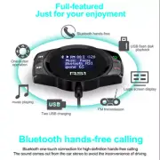 Wireless Bluetooth 5.0 FM Transmitter QC3.0 Hands-free Radio AUX Adapter USB Car