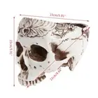 Skull for Head Flower Pot Planter Plant Container Nursery Planting Organizer