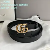 在飛比找蝦皮購物優惠-二手精品 古馳 Gucci Marmont Leather 