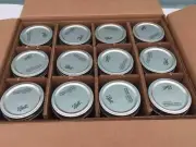 NEW Lot - Ball Mason Glass Jar Wide Mouth with Lid and Band Quart 32 oz, 12-Pack