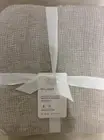Pottery Barn Belgian Linen Waffle Flax F/Q Duvet Cover Natural NWT Full/Queen