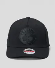 [Mitchell & Ness] Mitchell & Ness Men's Boston Celtics Team Logo Snapback Cap in Black One Size Black