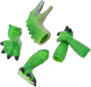 MUSISALY 1 Set Hand Puppet Dinosaurs Creative Interactive Animal Puppets for Early Learning Playtime Fun Lifelike Bright Colors for Family Activities and Imaginative Play