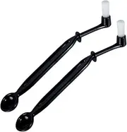 Number-One Coffee Machine Brush Cleaner Nylon Espresso Machine Brush Coffee Cleaning Tool with Spoon (Pack of 2)