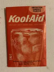 Vintage 1950s Kool Aid Cherry Drink Pack NOS Full Unopened Sealed