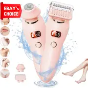 Electric Razor Women 3-in-1 Silk Glide Epilator Painless Hair Removal Legs Face