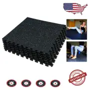 0.56'' Thick Anti-Slip Gym Mats for Home Workout - Interlocking Design Included