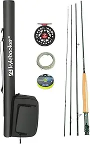 Kylebooker Fly Fishing Rod with Reel Combo Kit 3/4/5/6/7/8 Weight Starter Fly Fishing Outfit with Rod Bag