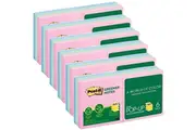 Post-It 6 Packs Greener Pop-Up Notes Pastel Helsinki 76x76mm 6 Pack Pads