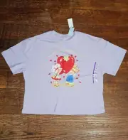 Strawberry Shortcake Cropped T-shirt Sz Women's XL NWT