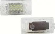 ZAPYVET Led Footwell Luggage Trunk Interior Light Glove Box Lamp No Error, for BMW, X5 X1 E46 E39 E60 E61 E84 E93 E92 E53 F10 F01 F02 Led Entry Door Light(2pcs)