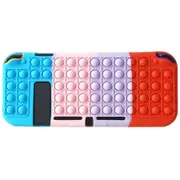 Nintendo Switch Console “Pop It” Stress Relief Case Cover Blue & Pink & Purple & Red