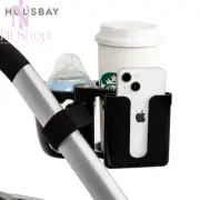Baby Stroller Cup Holder Accessorie Bicycle Cart Bottle Rack Mobile Phone Holder