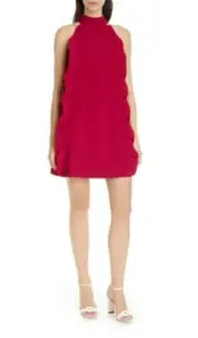 Ted Baker TORRIYA Halterneck Lace Detail Tunic- Deep Pink- Sz1=US0/2- NWT- $259