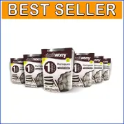 Keto-Friendly Cookies & Cream Meringue Snacks - 6 Count for Guilt-Free Enjoyment