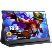13.3Inch Small Portable Monitor for Laptop 2K IPS 2560x1600 Gaming Monitor