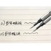 Pen Refills Plug-in/Screw 0.5/0.7mm New#w 10Pcs Hero Metal Black Ink Roller Ball