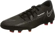 [Nike] Unisex's Phantom Gt2 Club Mg Sneaker, Glacier Ice Black Yellow Strike, 3 UK