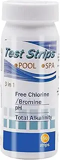 Pool Test Strips - Multi-Functional Testing Strips | Water Test Strips | SPA Water Quality Detection Paper | Paper Water Quality Kit | Pool Test Paper for Water Hot Tub, Swimming Pool and SPA