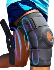 Sparthos Hinged Knee Brace - Relieves ACL, MCL, Meniscus Tear, Arthritis, Tendon