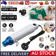 Hot Air Gun Mini Electric Heat Gun Remove Paint Varnish Adhesives Shrink Wrap AU