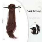 with Claw Clip Ponytail Wigs Chinese Style Hair Extensions for Women