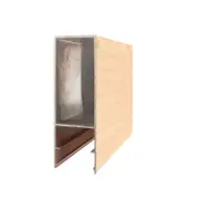 DECO 150 x 50mm 6.5m Curly Birch DecoBatten QuickClick Cover