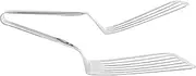 Zerodeko Stainless Steel BBQ Turner Tongs Spatula for Grilling Non Stick Kitchen Utensil Lightweight Dishwasher Safe Essential Cooking Tool for Home Parties