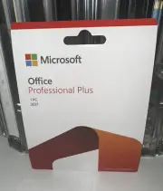 Office Pro Plus 2021 product card version 1 PC Sealed new lifetime