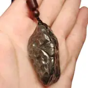 70.4g Muonionalusta meteorite Necklace pendant Hand carving pendant LK169