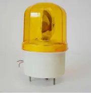 NSEE TE1101 Rotatory Yellow Strobe Warning Light Security No Sound Outdoor IP54