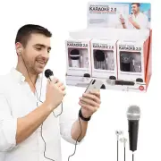 SMART PHONE KARAOKE - Microphone & Earbuds Sing Along Record Fun Gift **NEW**