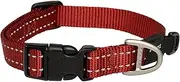 Rogz Classic Reflective Dog Collar Red Medium