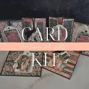 Graphic45 MON AMOUR SLIDING TAG ROMANTIC CARD KIT scrapbooking 2022V12