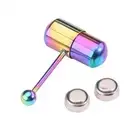 Vibrating Tongue/Belly Button Ring Stainless Steel Stud Body Piercing Jewel SD3