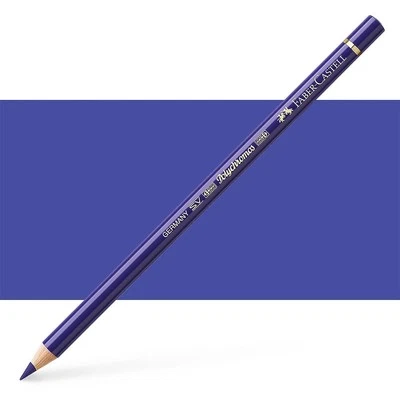 Delft Blue Polychromos Artists Pencil 38mm Lead Smudgeproof Lightfast Quality
