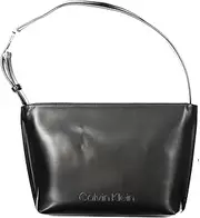 [Calvin Klein] EMBOSSED MEDIM TOTE CK BLACK Tote Bag, Black, One Size