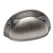 Cosmas Cabinet Hardware Weathered Nickel Handle Cup Pulls #9461WN