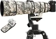 Rolanpro Waterproof Lens Cover Camouflage Rain Cover for Sony FE 200-600mm F5.6-6.3 G OSS Lens Protective Case Guns Clothing-#UCP