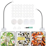 9.35FT & 6FT Balloon Arch Kit, Free Bending Shape Balloon Arch Stand with Bas...