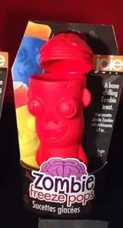 1 Undead Zombie Brain Freeze Ice Pop Frozen Halloween Treat Scouts Cranium Food
