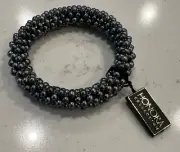 Honora Genuine Cultured Pearl Stretch Ladies Bangle Bracelet New