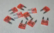 10Pcs 40A Coral Mini Blade Fuse