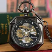Classic Open Face No Battery Hand-winding Mechanical Pocket Watch for Women Men