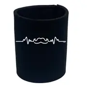Mustache Pulse - Funny Novelty Stubby Holder