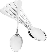 OKUMEYR Stainless Steel Spoons Set of 6 Large Table Spoons for Dinner Easy to Clean