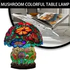 NEW Mushroom Lamp Resin Bedside USB Night Light Table Lamp Desk Lamp Decoration