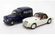 CORGI CLASSICS 1:43 SOUTH WALES POLICE SET - MGA & MORRIS MINOR VAN 97722