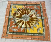 Unused HERMES Scarf Kale 90 Latham 072